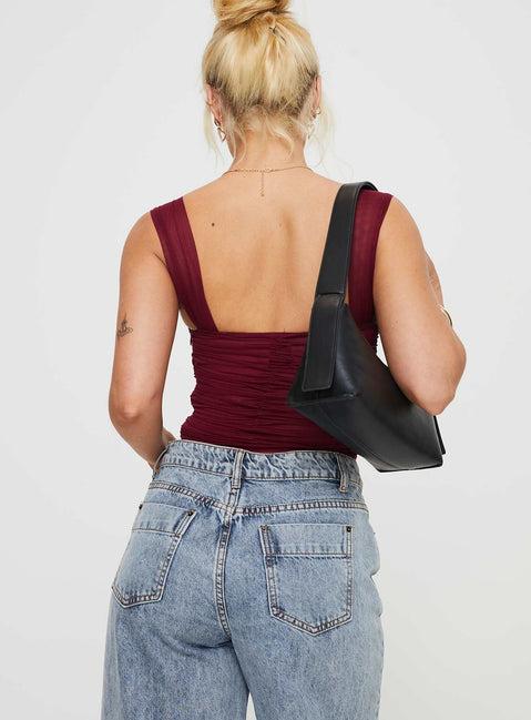 Kalmia Bodysuit Burgundy Product Image