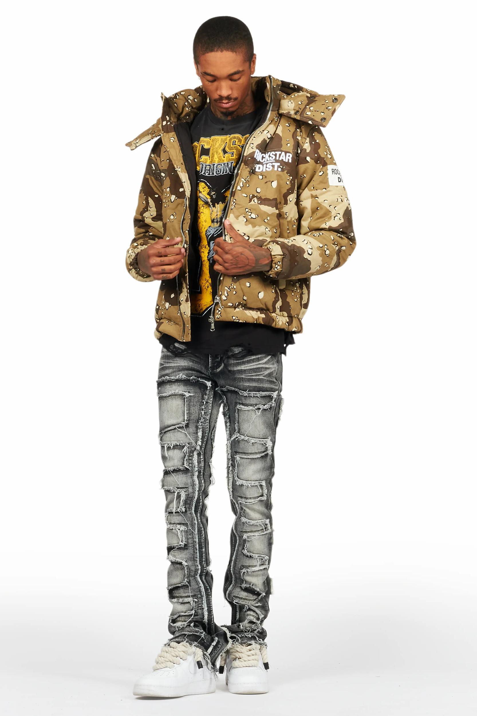 Fields Black/Yellow Oversized Graphic T-Shirt Male Product Image