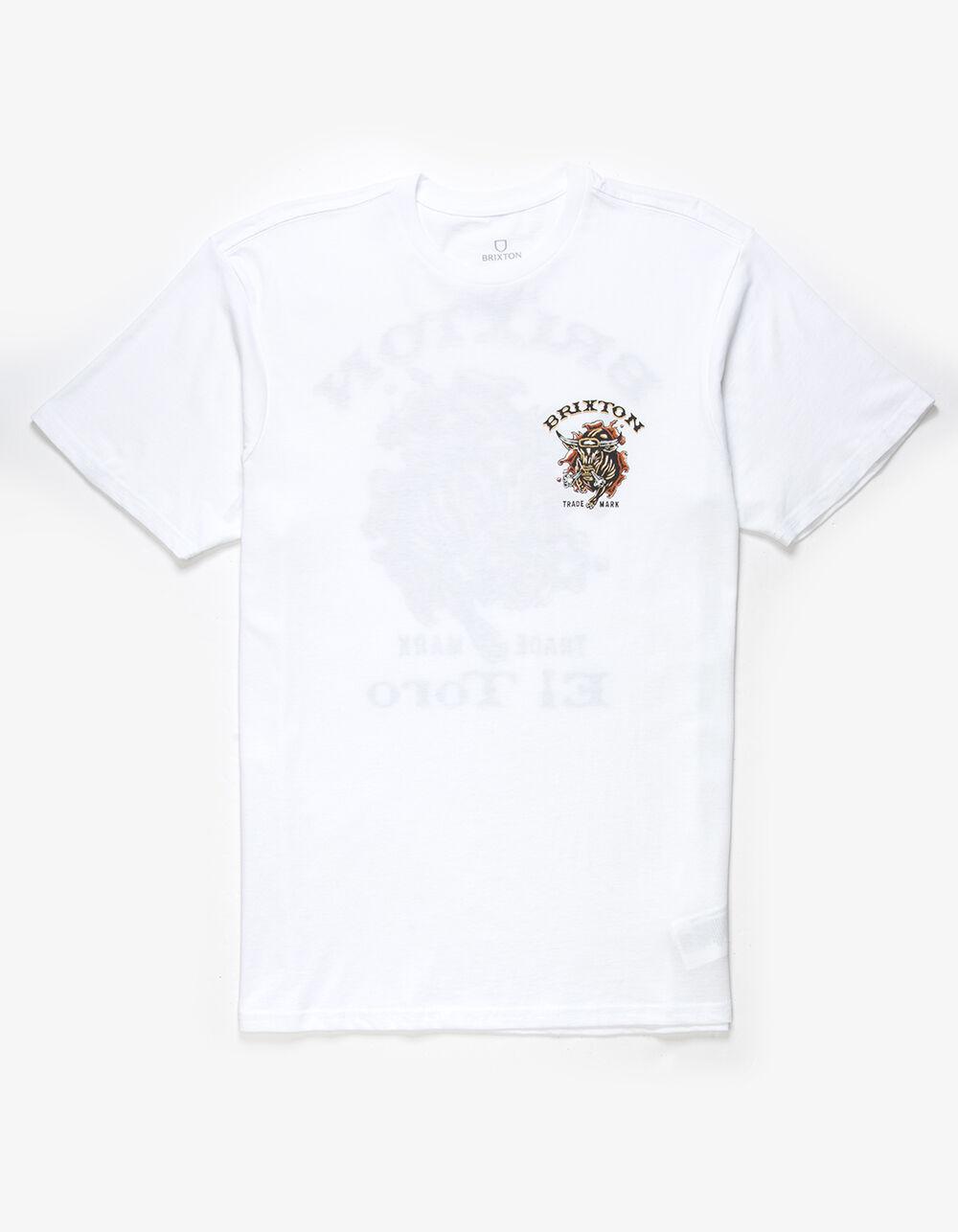 BRIXTON El Toro Mens Tee - WHITE Product Image