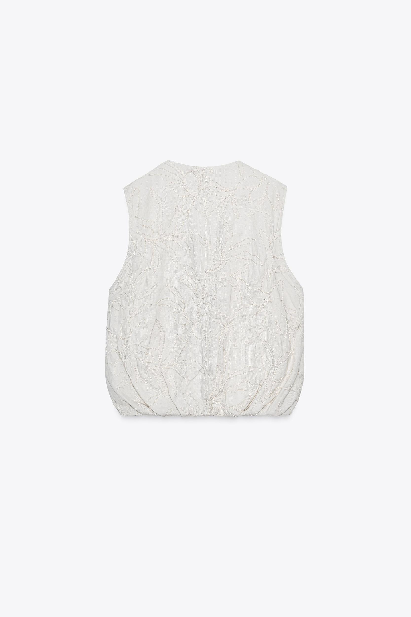 EMBROIDERED VEST Product Image
