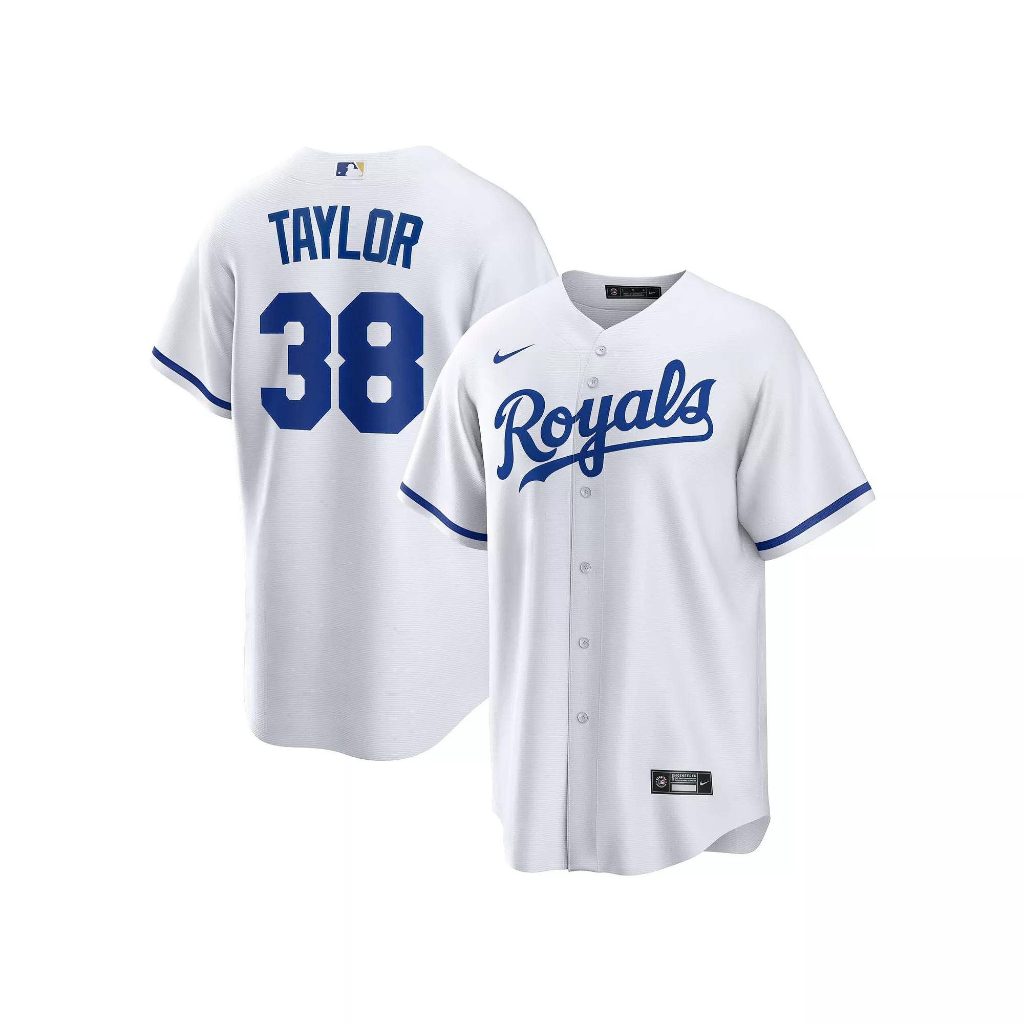 Men's Nike Josh Taylor White Kansas City Royals Home Replica Player Jersey,  Product Image