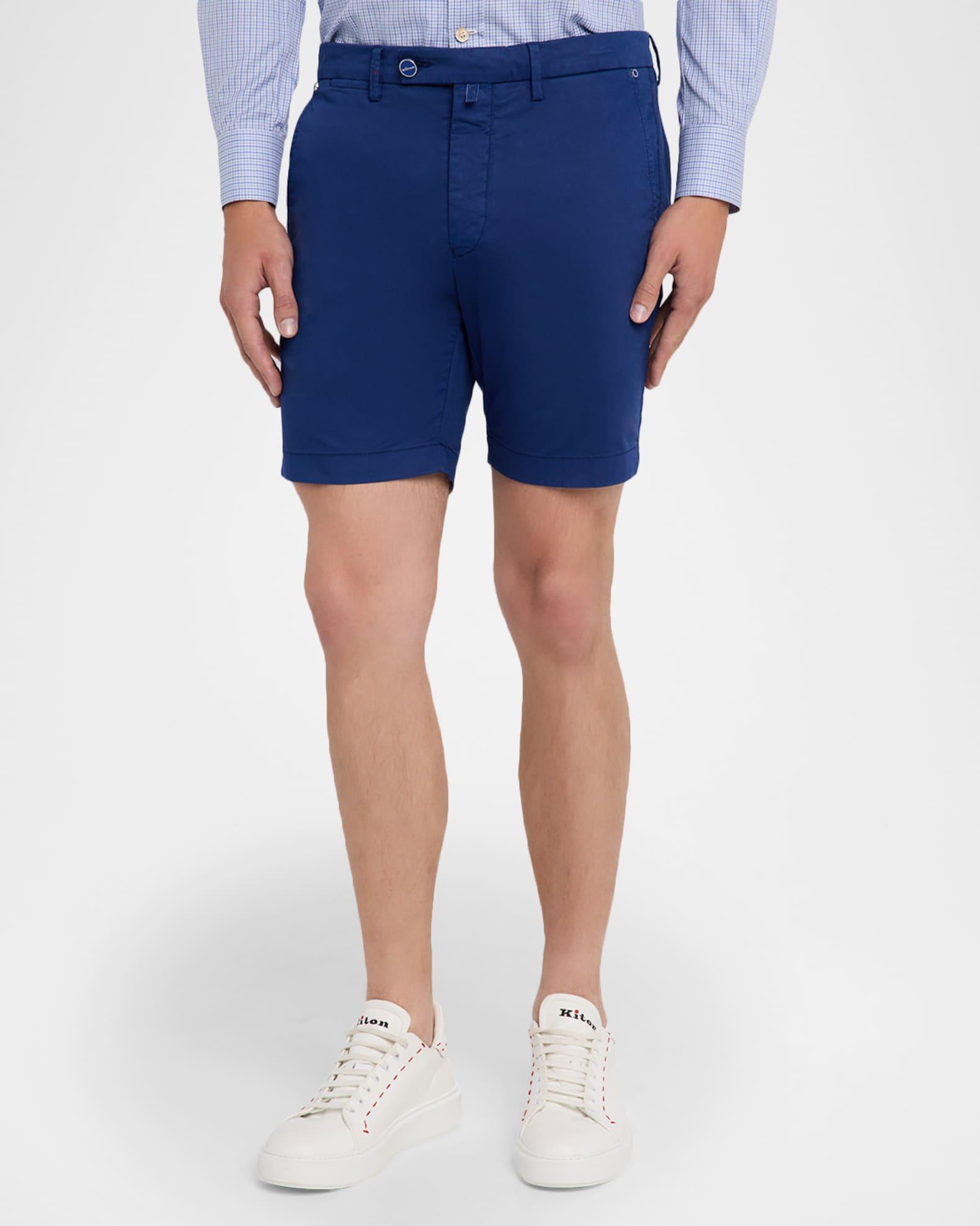Men's Slim Flat-Front Shorts Product Image