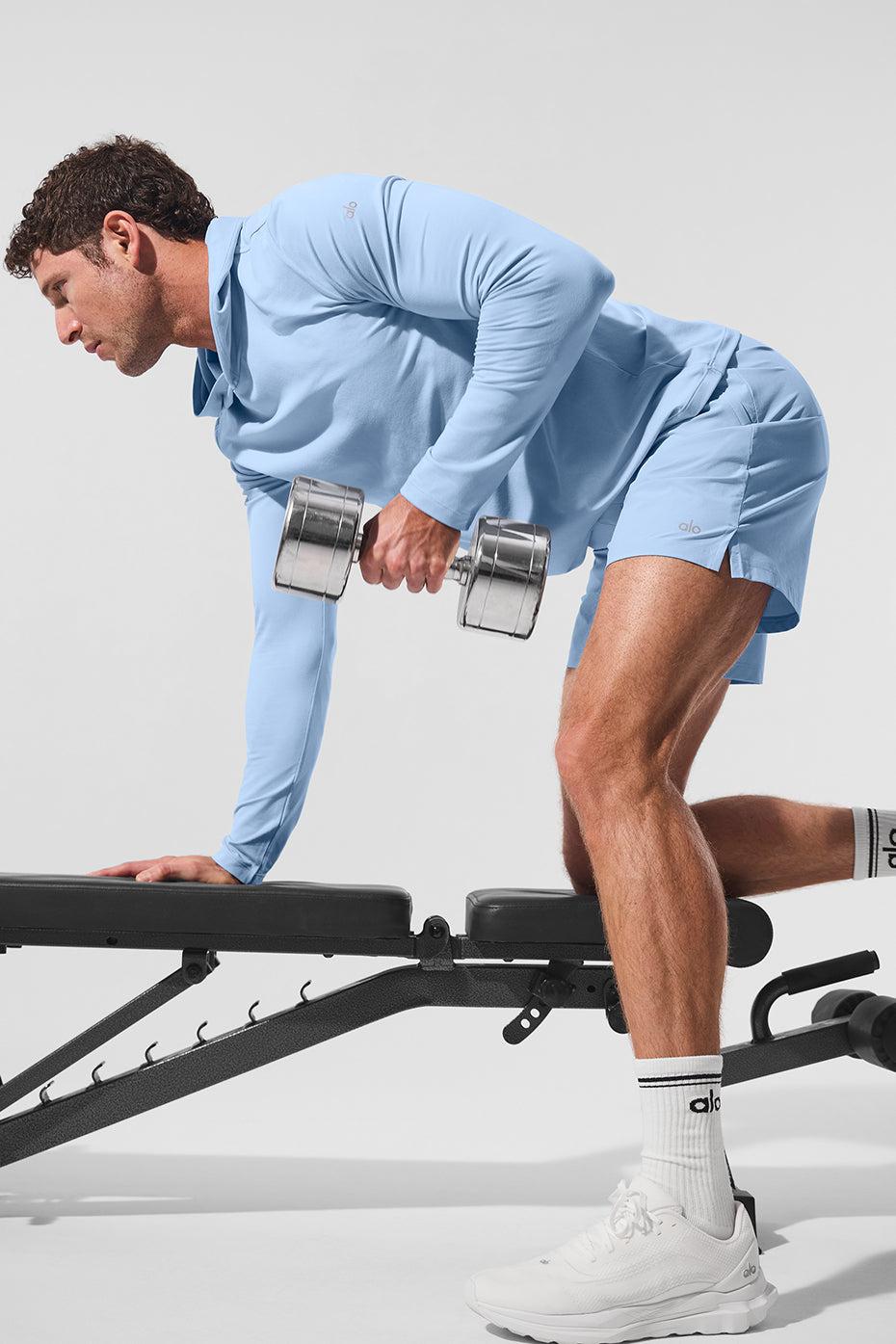 Conquer Reform Long Sleeve With Hood - Seashell Blue Product Image