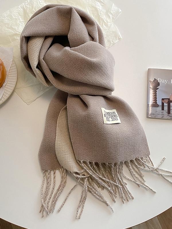 Keep Warm Tasseled Shawl&Scarf Product Image
