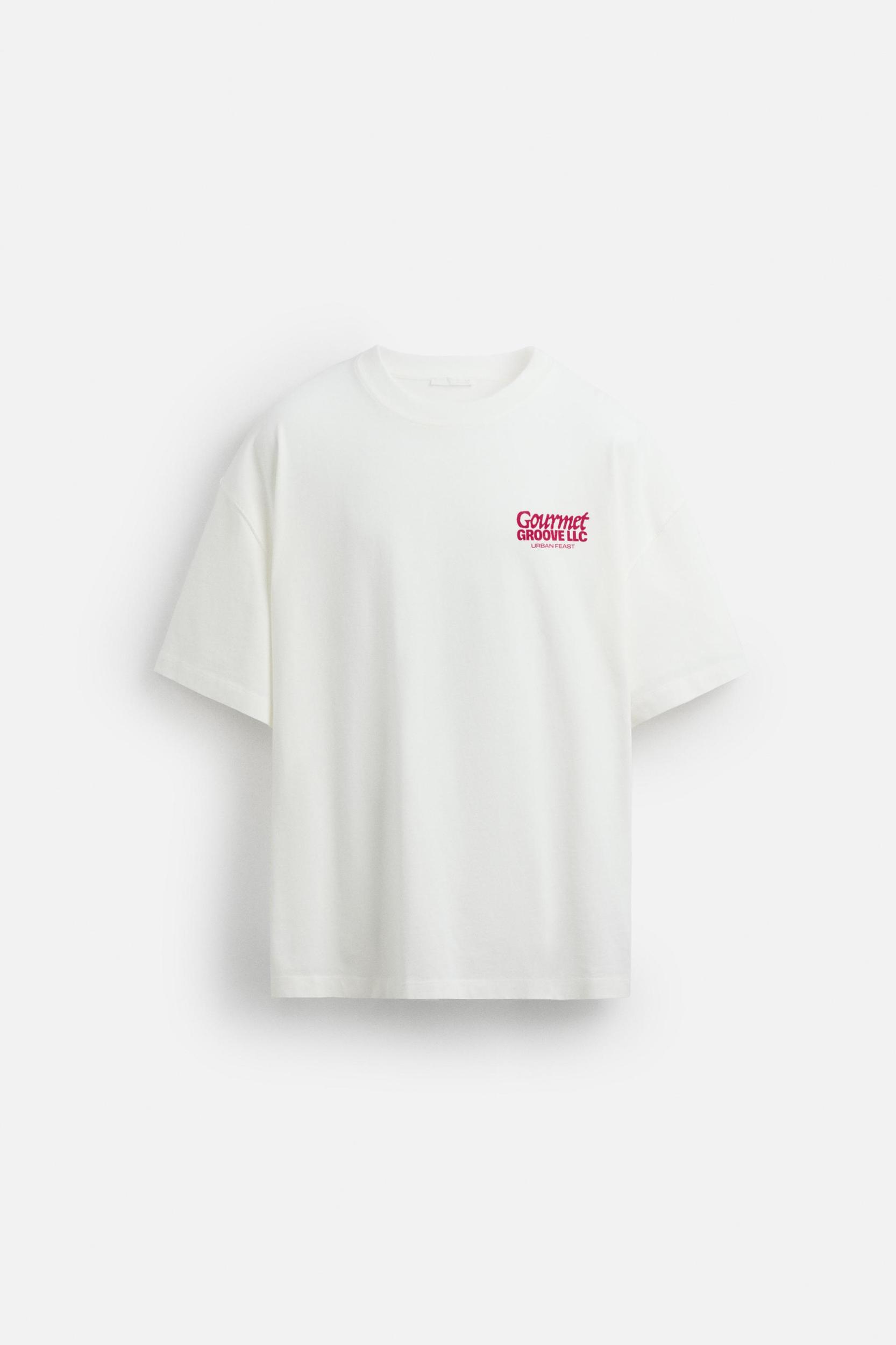 PRINTED TEXT T-SHIRT Product Image