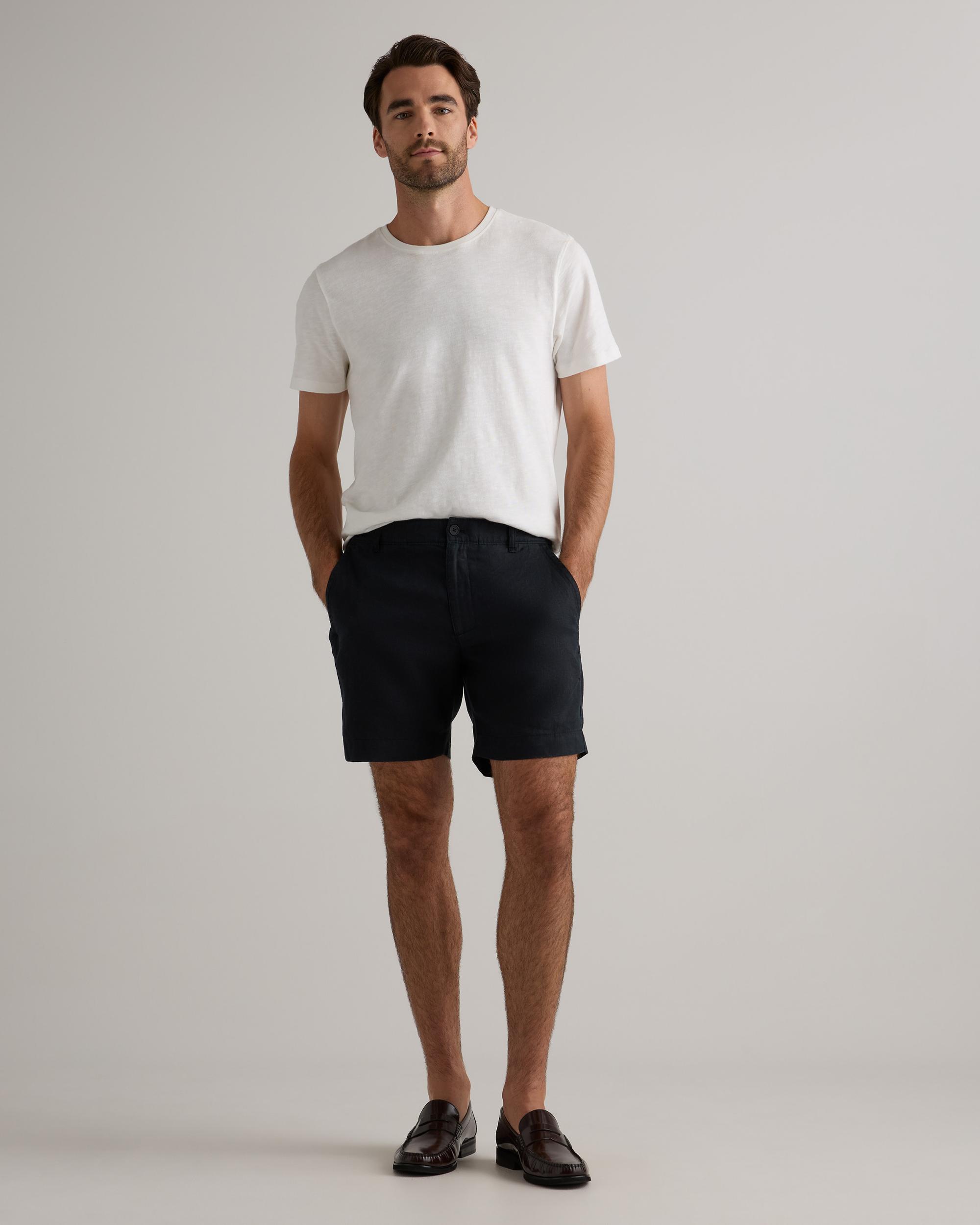 Quince | Men's 100% European Linen Trouser Shorts 7" Product Image