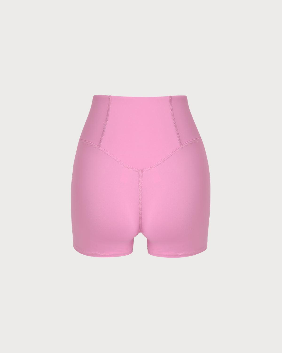 Pink High Stretch Yoga Pants Product Image