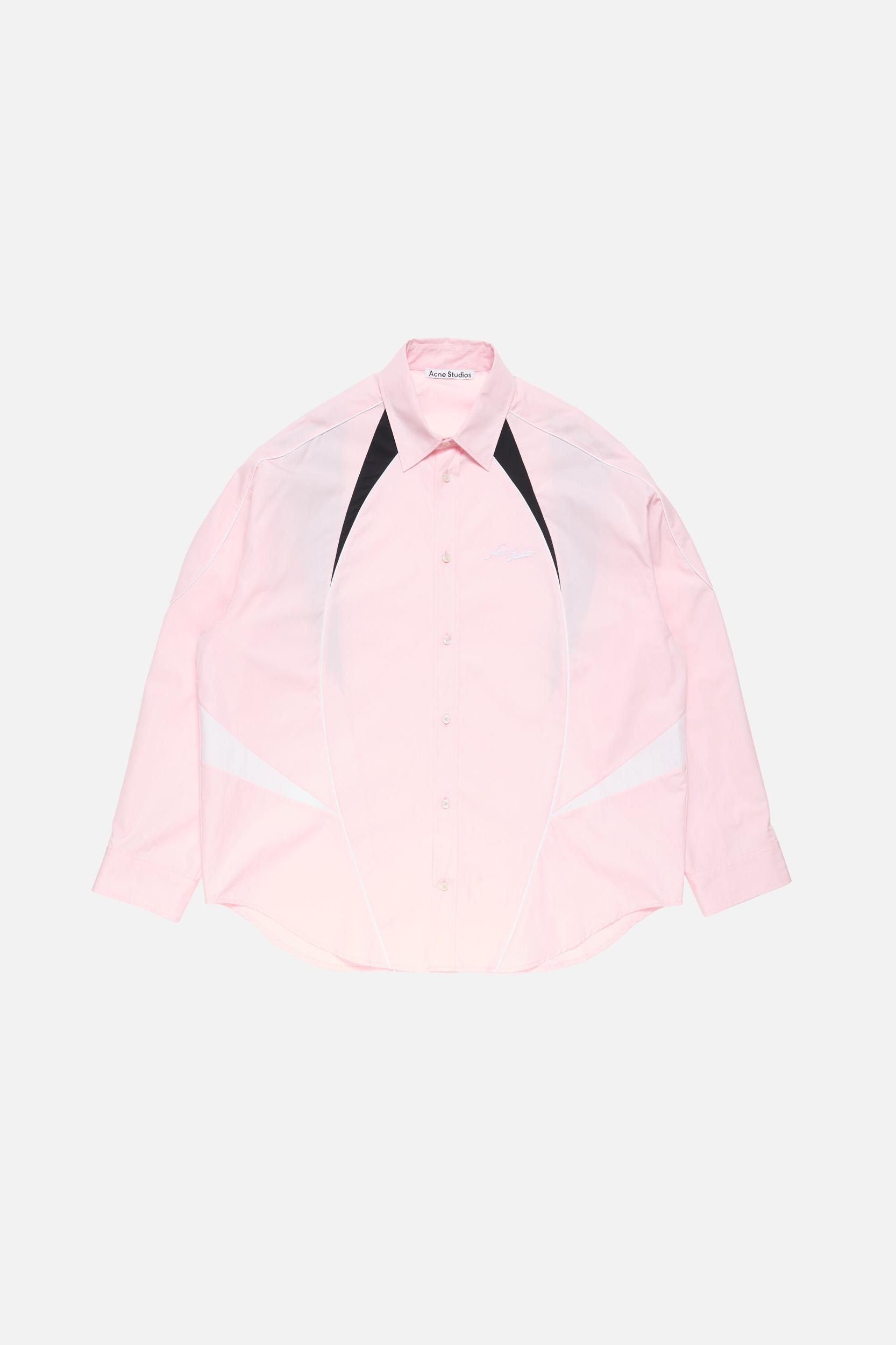 Embroidered logo button-up shirt Product Image
