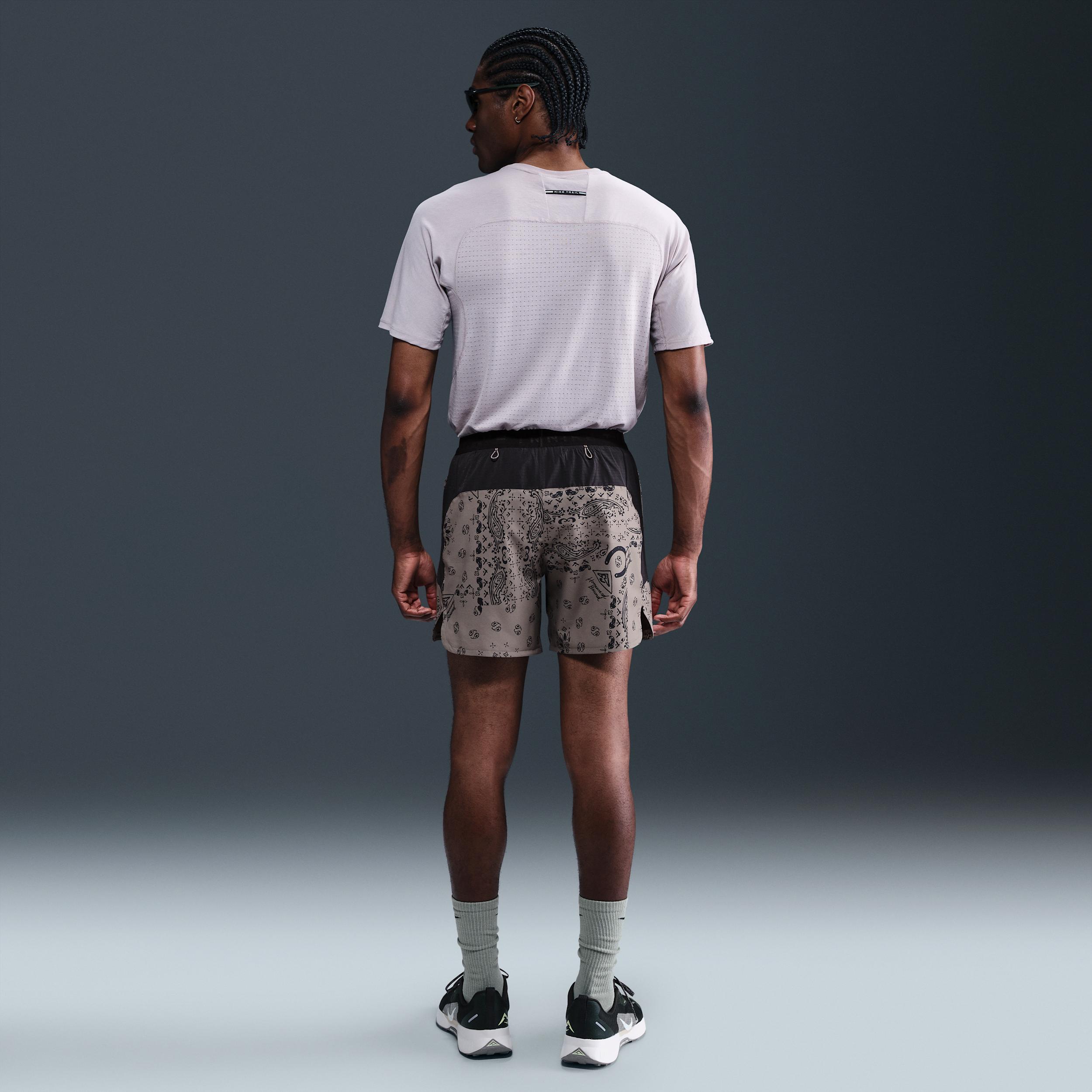 Nike Mens Trail Dri-FIT 6 Brief-Lined Running Shorts | HJ4174-289 Product Image