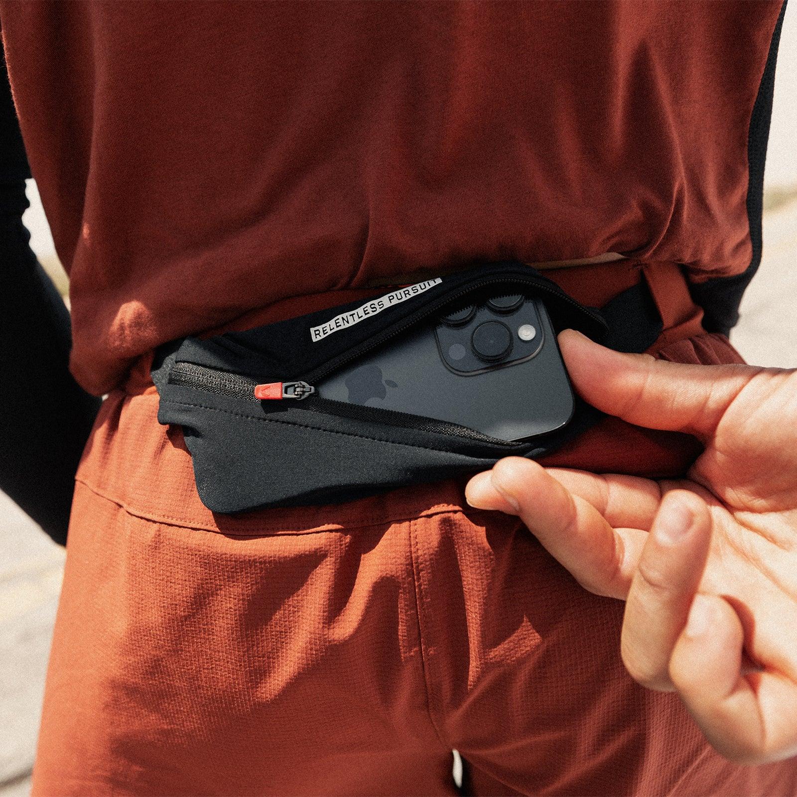 0786. Ripstop 3" Belt Pack Short - Brick/Black Product Image