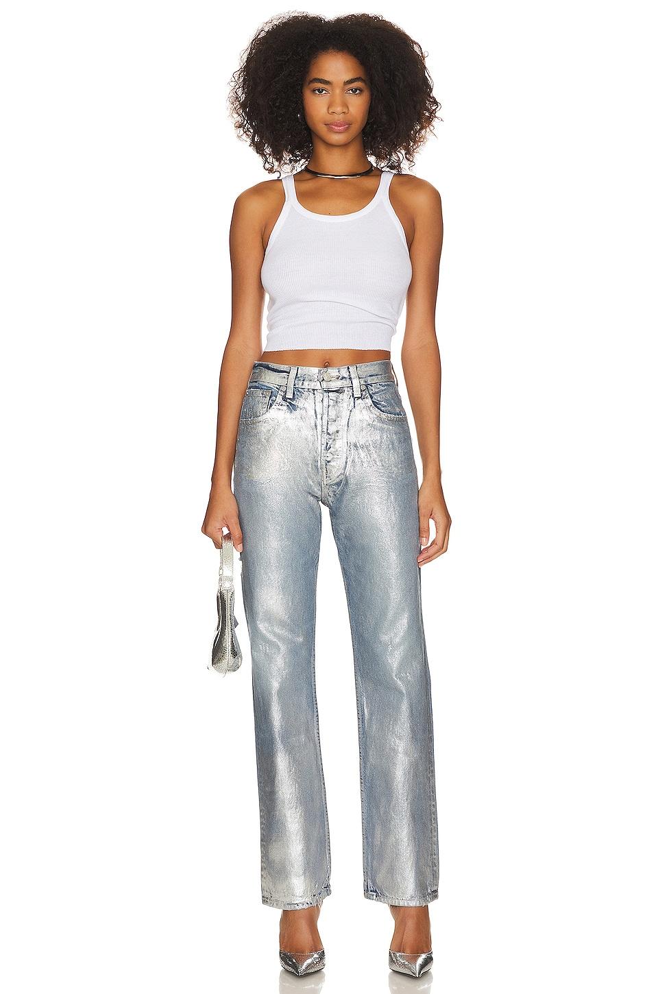 High Rise Straight Jeans Product Image