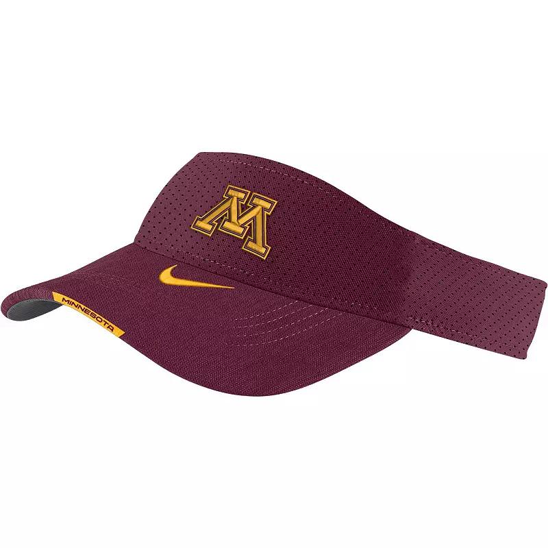 Men's Nike  Maroon Minnesota Golden Gophers 2023 Sideline Performance Adjustable Visor, Red Product Image