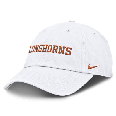 Texas Longhorns Core Club Mascot Wordmark Men's Nike College Adjustable Hat Product Image