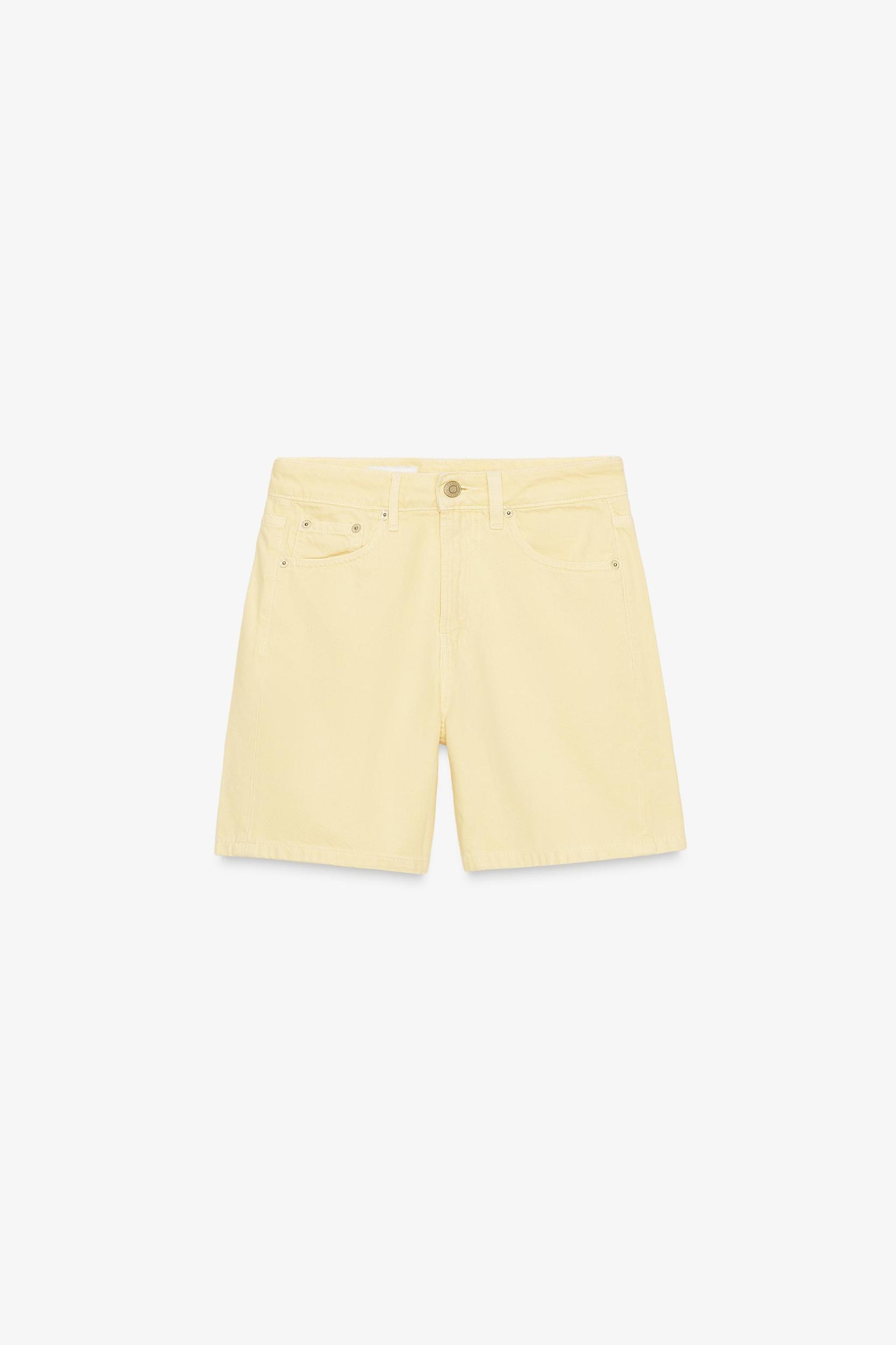 MID-RISE TRF DENIM SHORTS Product Image