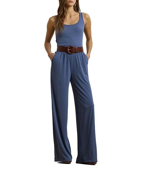 Lauren Ralph Lauren Stretch Cotton Scoop Neck Tank Top Product Image