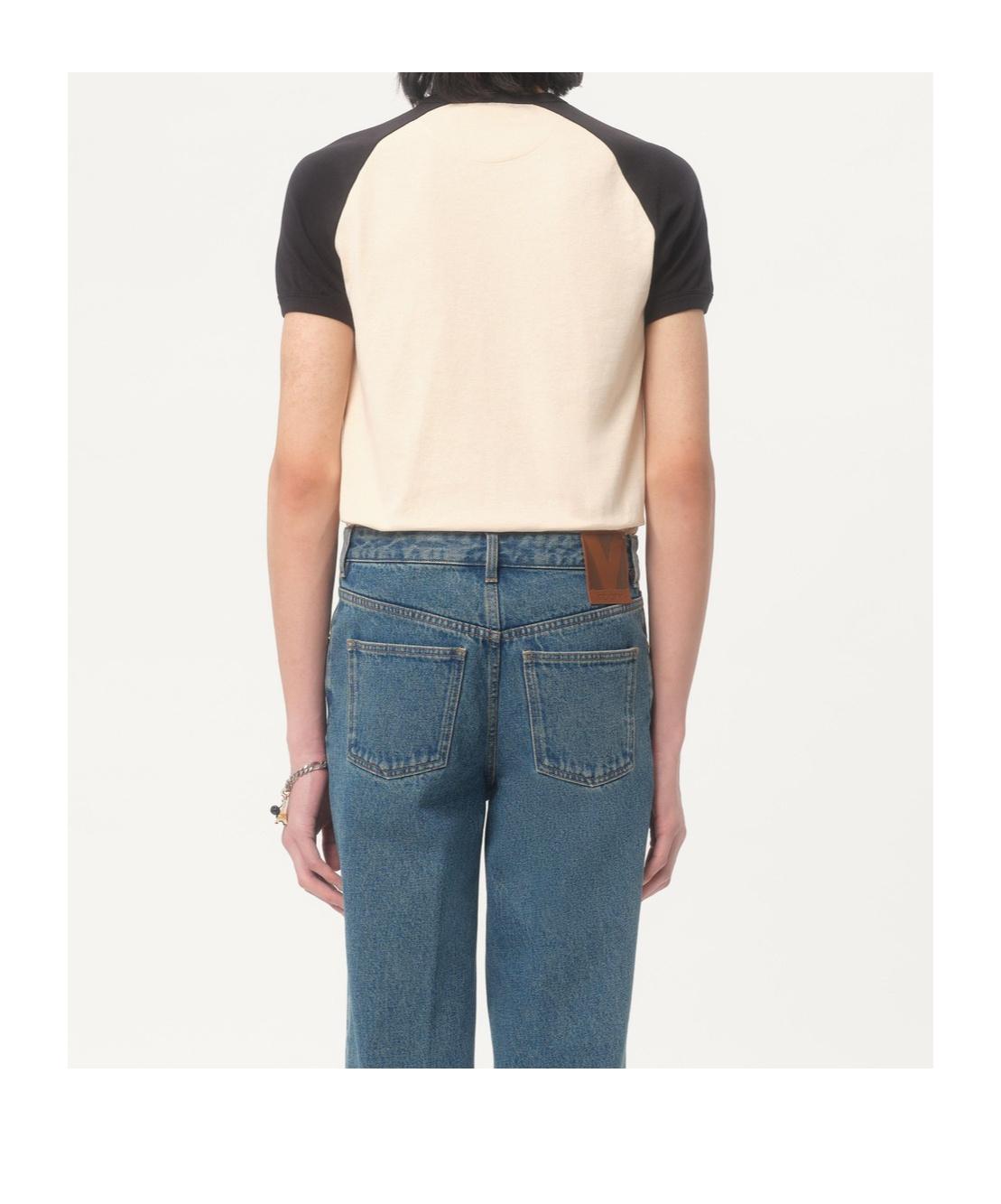 VALENTINO Chez Logo T-shirt In Neutral Product Image