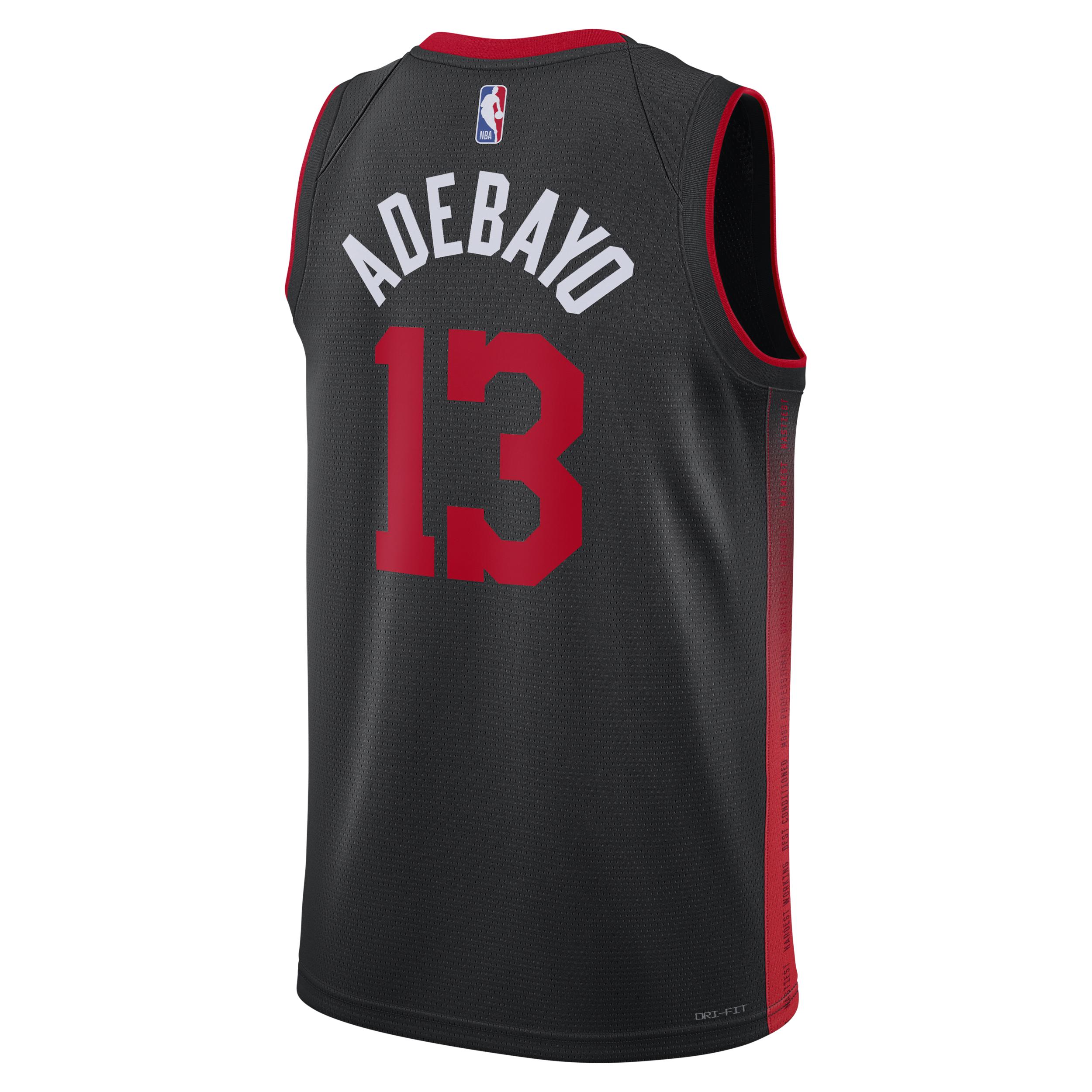 Bam Adebayo Miami Heat City Edition 2023/24 Men's Nike Dri-FIT NBA Swingman Jersey Product Image