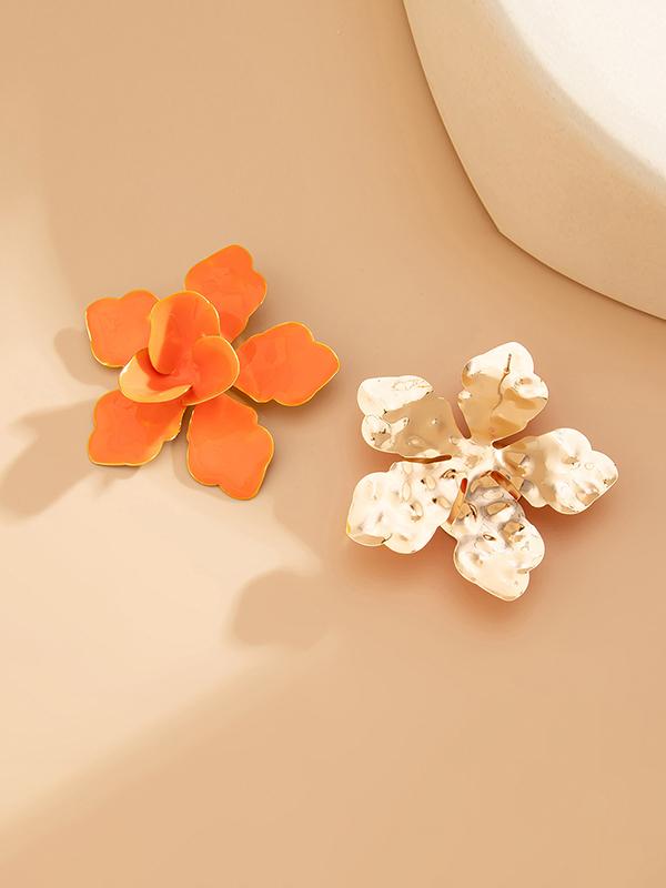 Flower Shape Drop Earrings Product Image