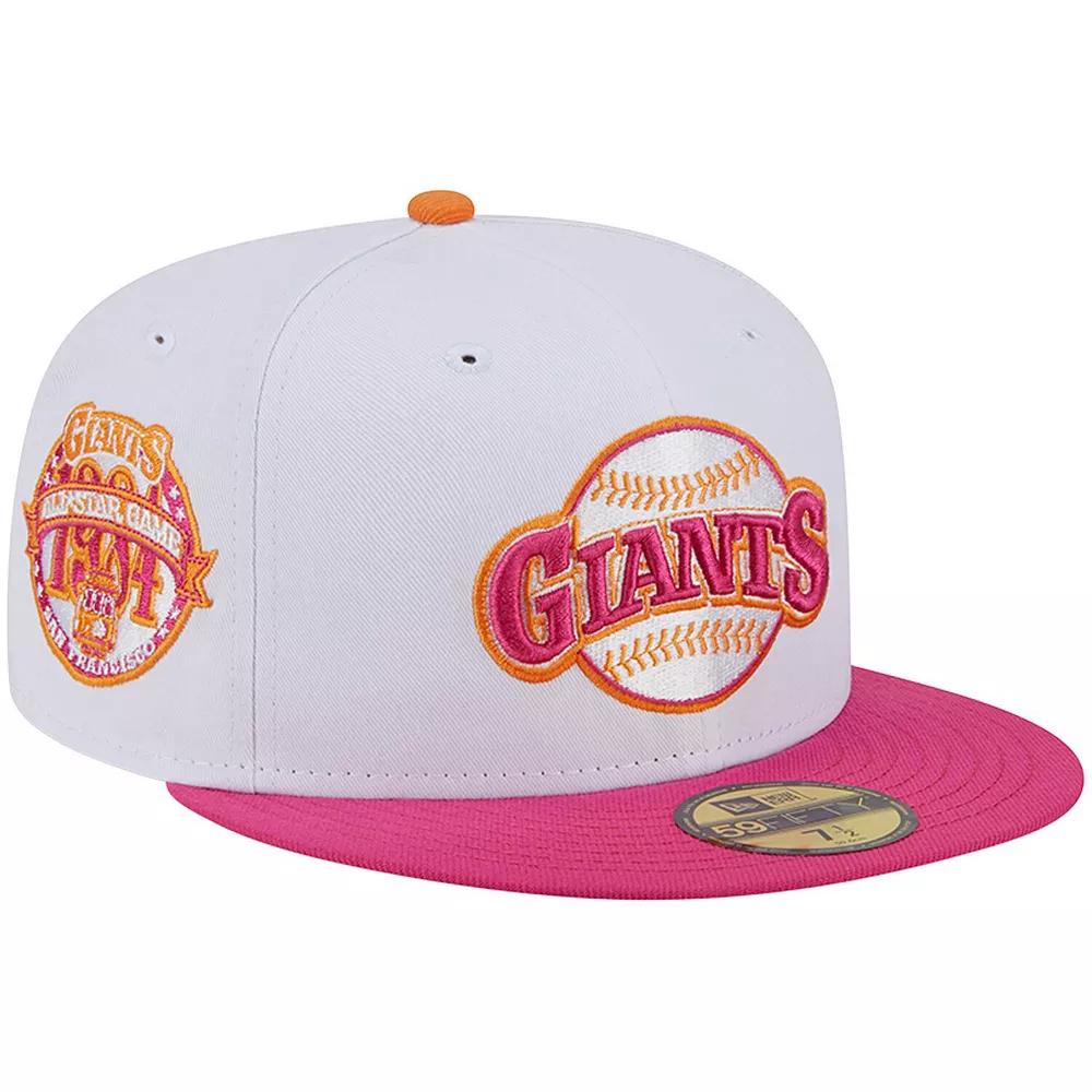 Men's New Era  White/Pink San Francisco Giants 1984 MLB All-Star Game 59FIFTY Fitted Hat Product Image
