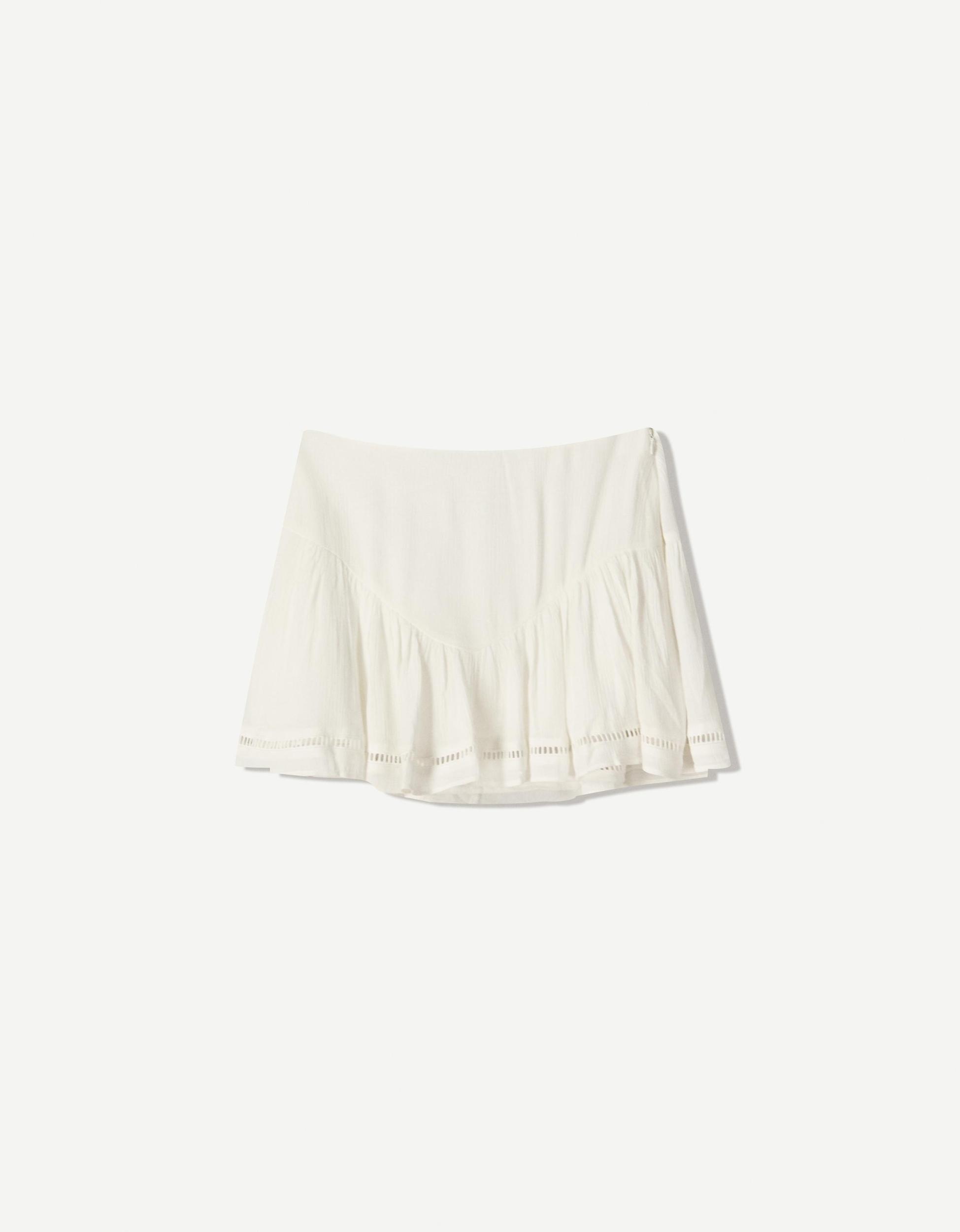 Textured mini skirt Product Image