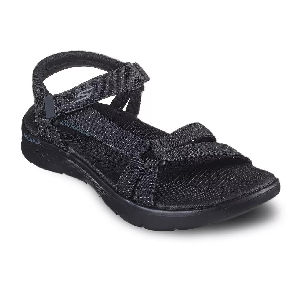 Skechers GO WALK® Flex Sandal Sublime Women's Sandals, Size: 7, Black Product Image