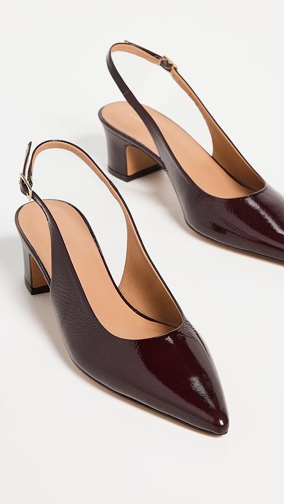 Mansur Gavriel Pointy Toe Slingback Pumps | Shopbop Product Image