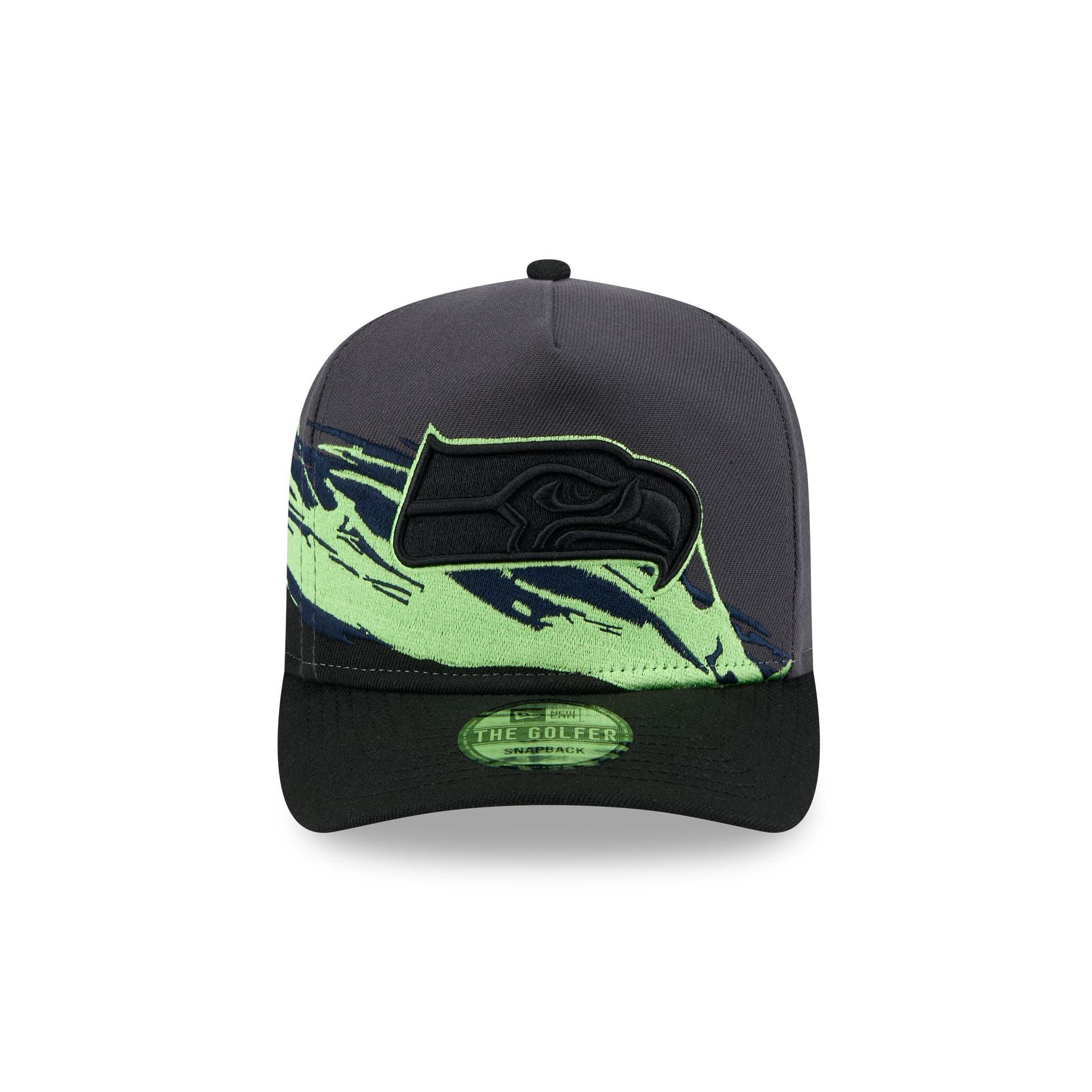 Seattle Seahawks Graphite Brushstroke Golfer Hat Male Product Image