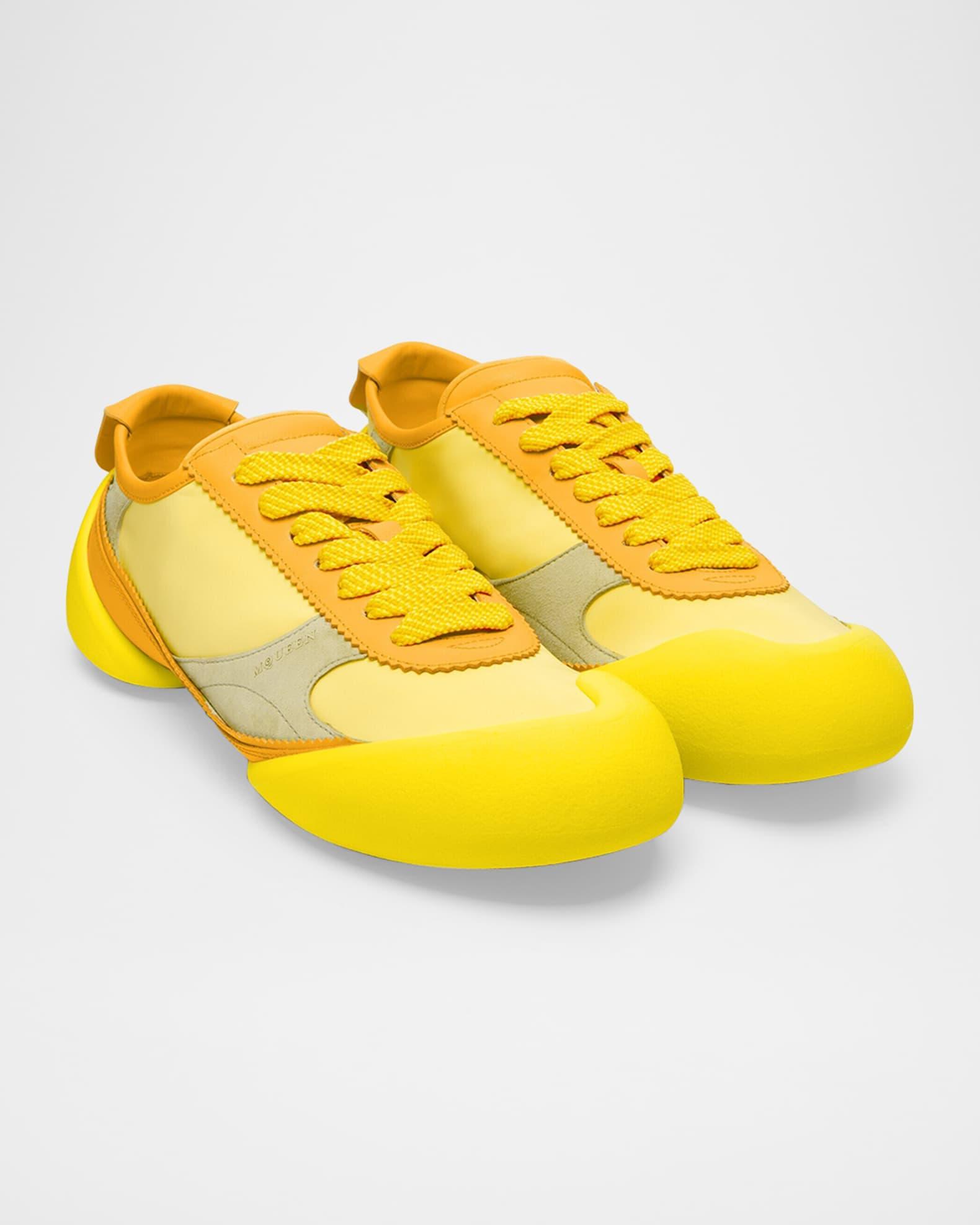 Men's Flexion Nylon and Leather Low-Top Sneakers Product Image