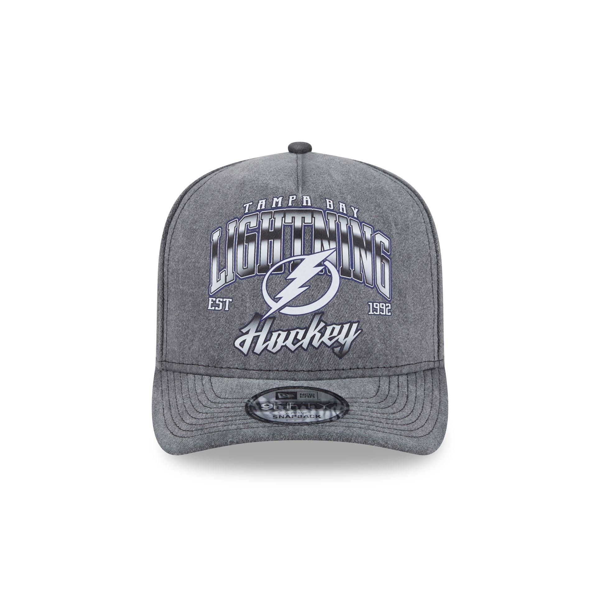 Tampa Bay Lightning Washed 9FIFTY A-Frame Snapback Hat Male Product Image