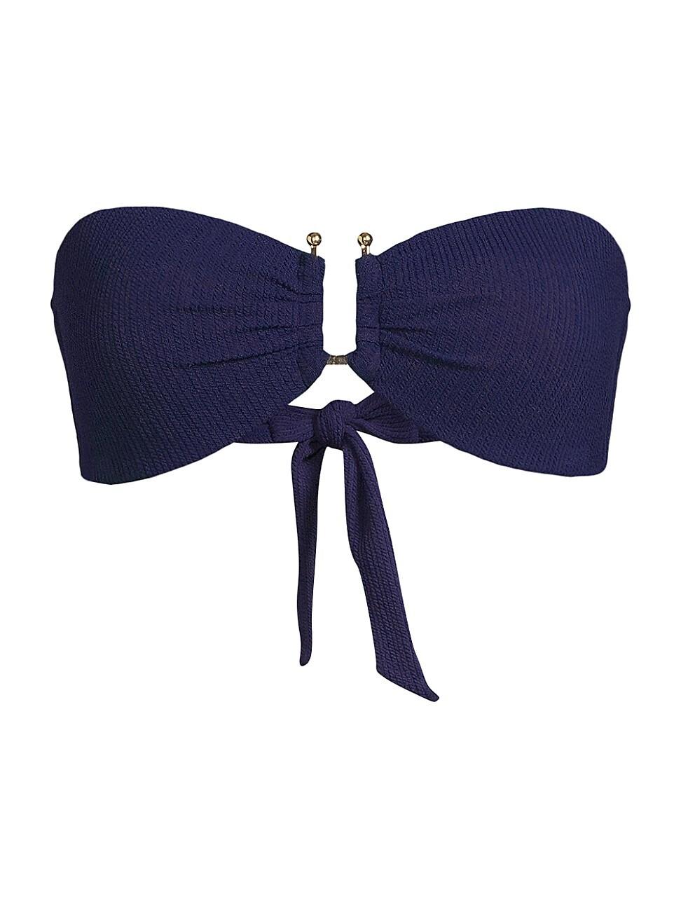 Womens Gina Textured Bikini Top Product Image