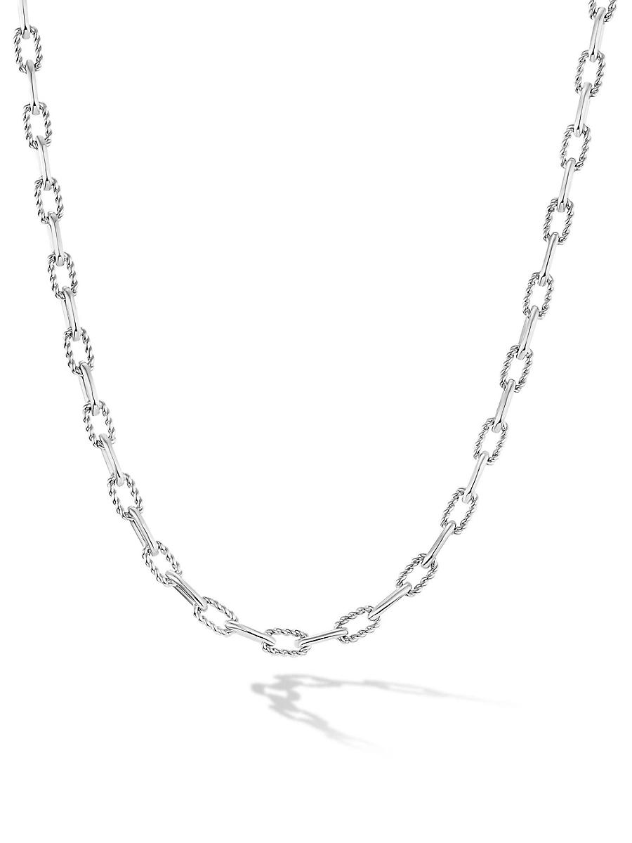 Womens DY Madison Chain Necklace in Sterling Silver, 3MM Product Image