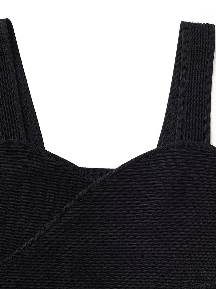 Crossover Women Knitted Tank Top Product Image