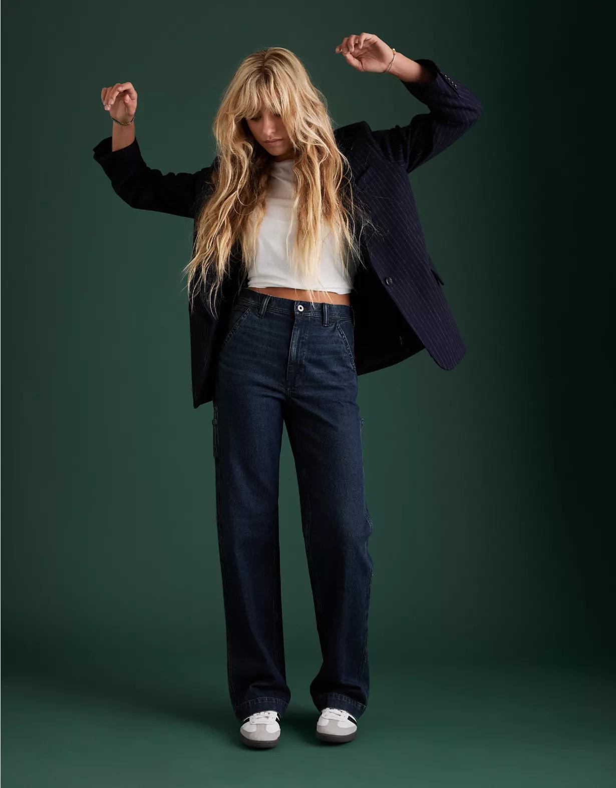 AE77 Premium Stovepipe Carpenter Jean Product Image