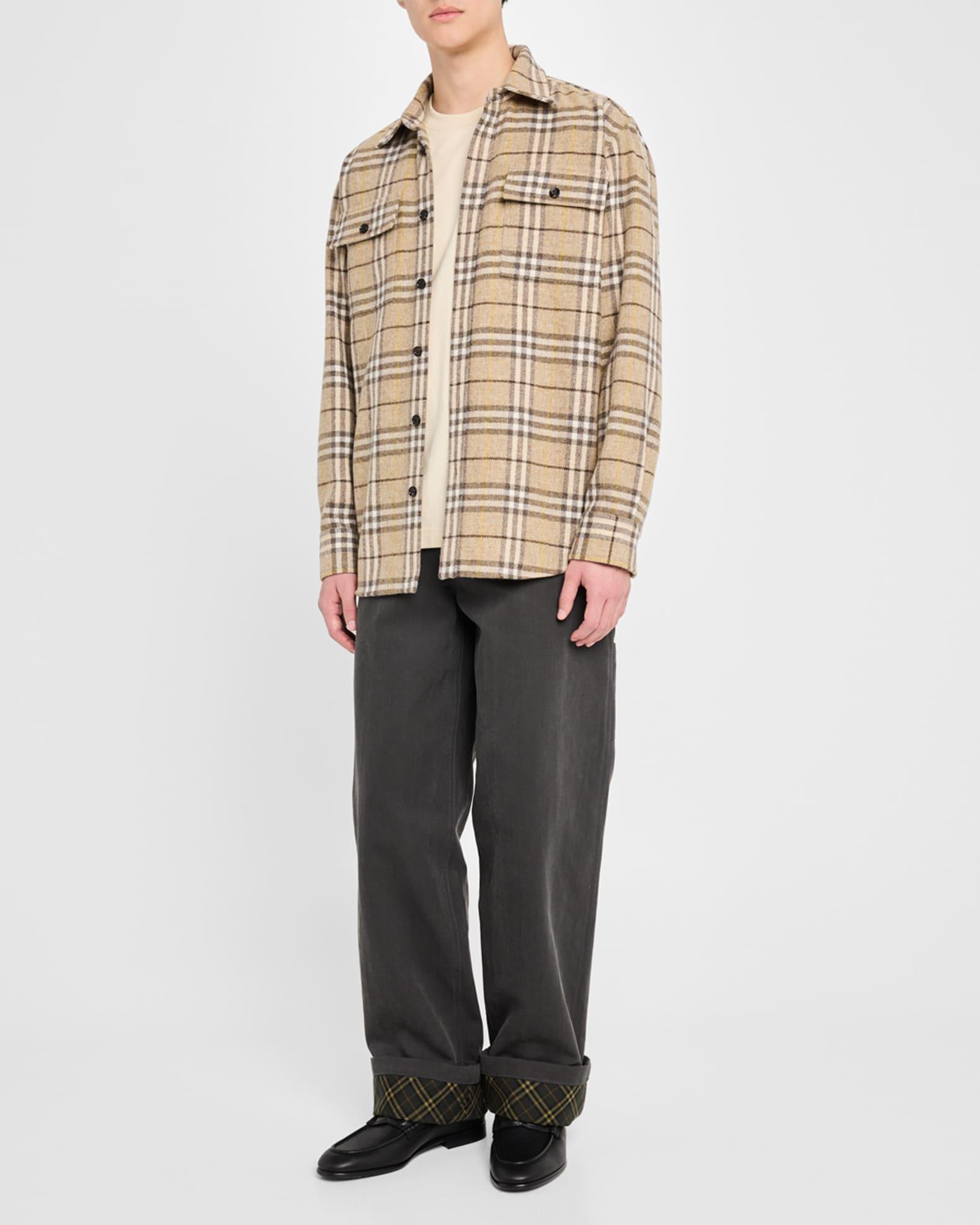 Men's Pearl Leather B-Logo Penny Loafers Product Image