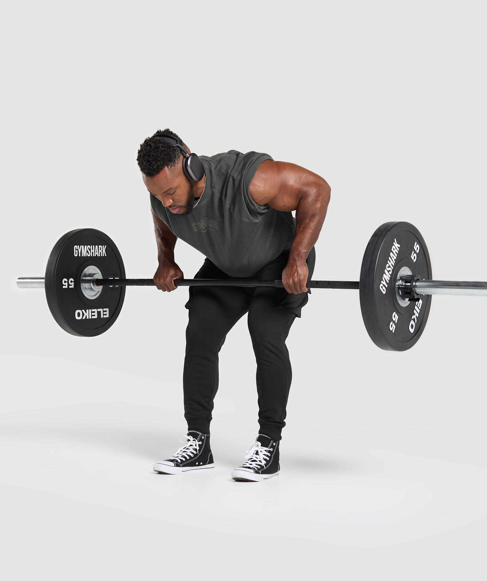 Gymshark Heavyweight T-Shirt - Black Male Product Image