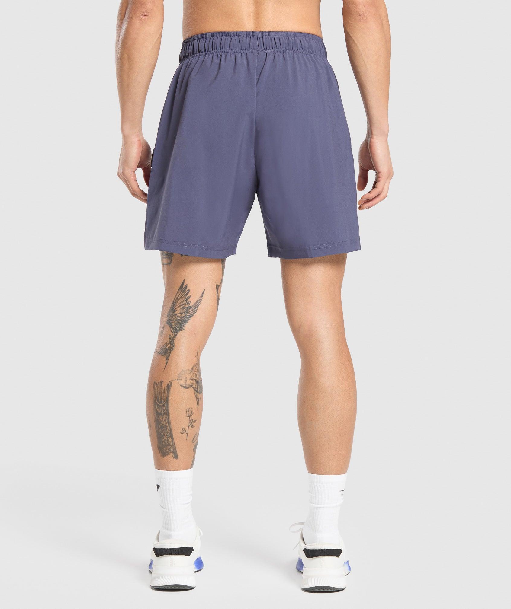 Gymshark Sport  7" Shorts - Weighted Purple/Black Male Product Image