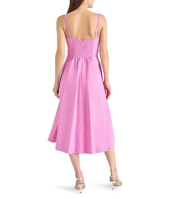 Steve Madden Harley Sweetheart Neck Sleeveless Midi Dress Product Image