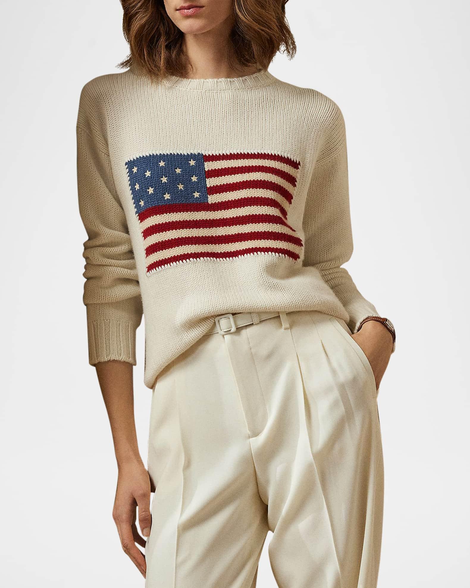 Flag Crewneck Sweater Product Image