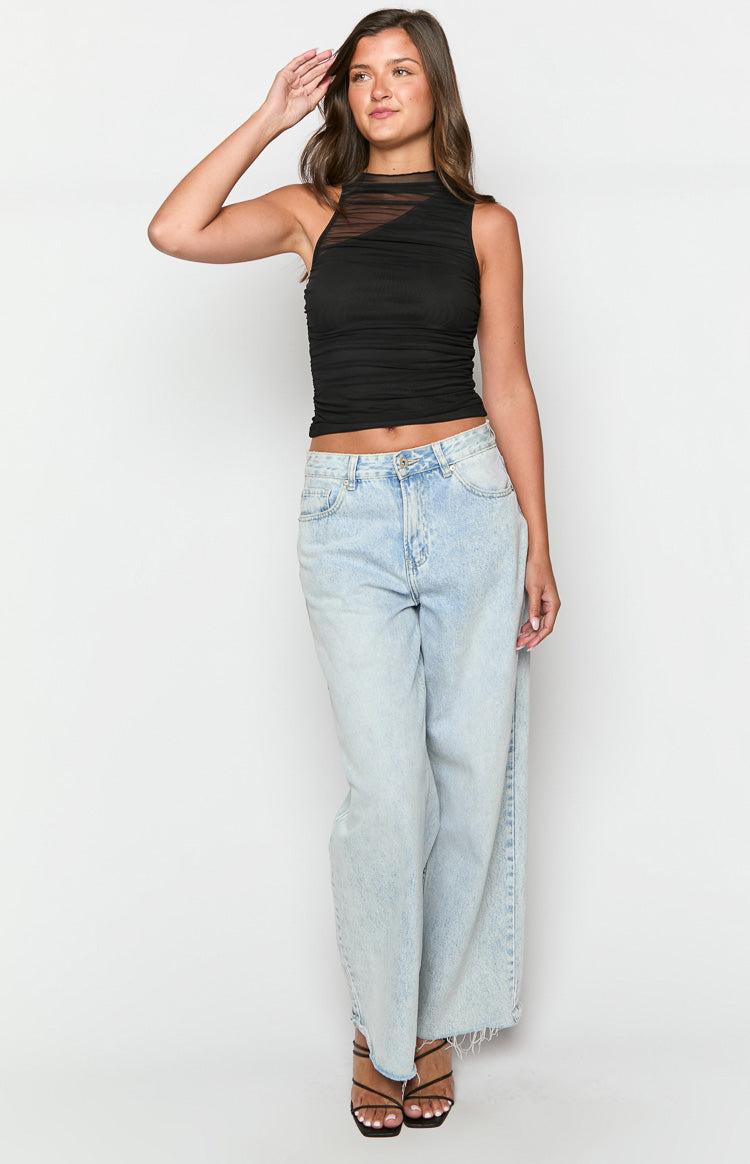 Moonlit Muse Black Top Girls Product Image