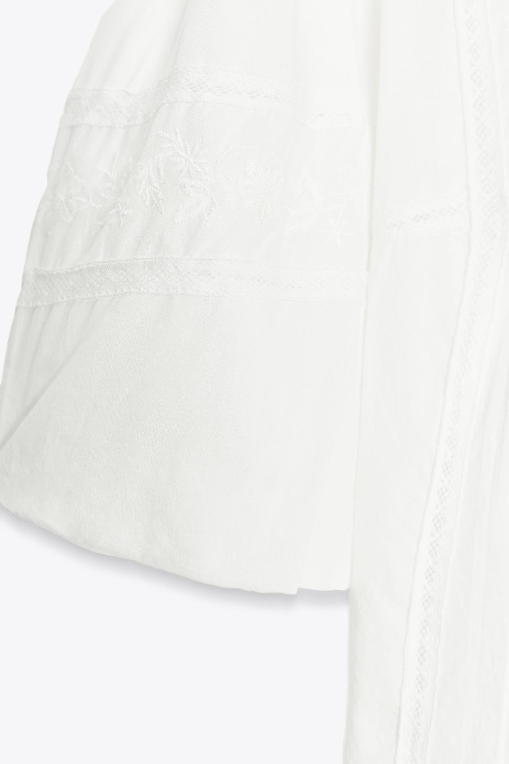 ZW COLLECTION EMBROIDERED ROMANTIC BLOUSE Product Image