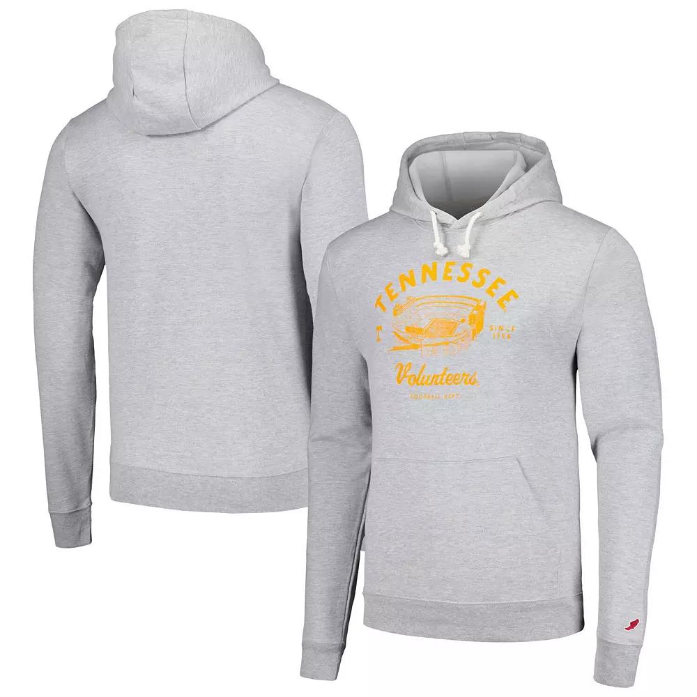 Men's League Collegiate Wear Heather Gray Tennessee Volunteers Stadium Essential Pullover Hoodie,  Product Image