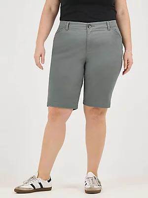 Women's Legendary Denim Chino Bermuda (Plus) | Women's Shorts | Lee® Product Image