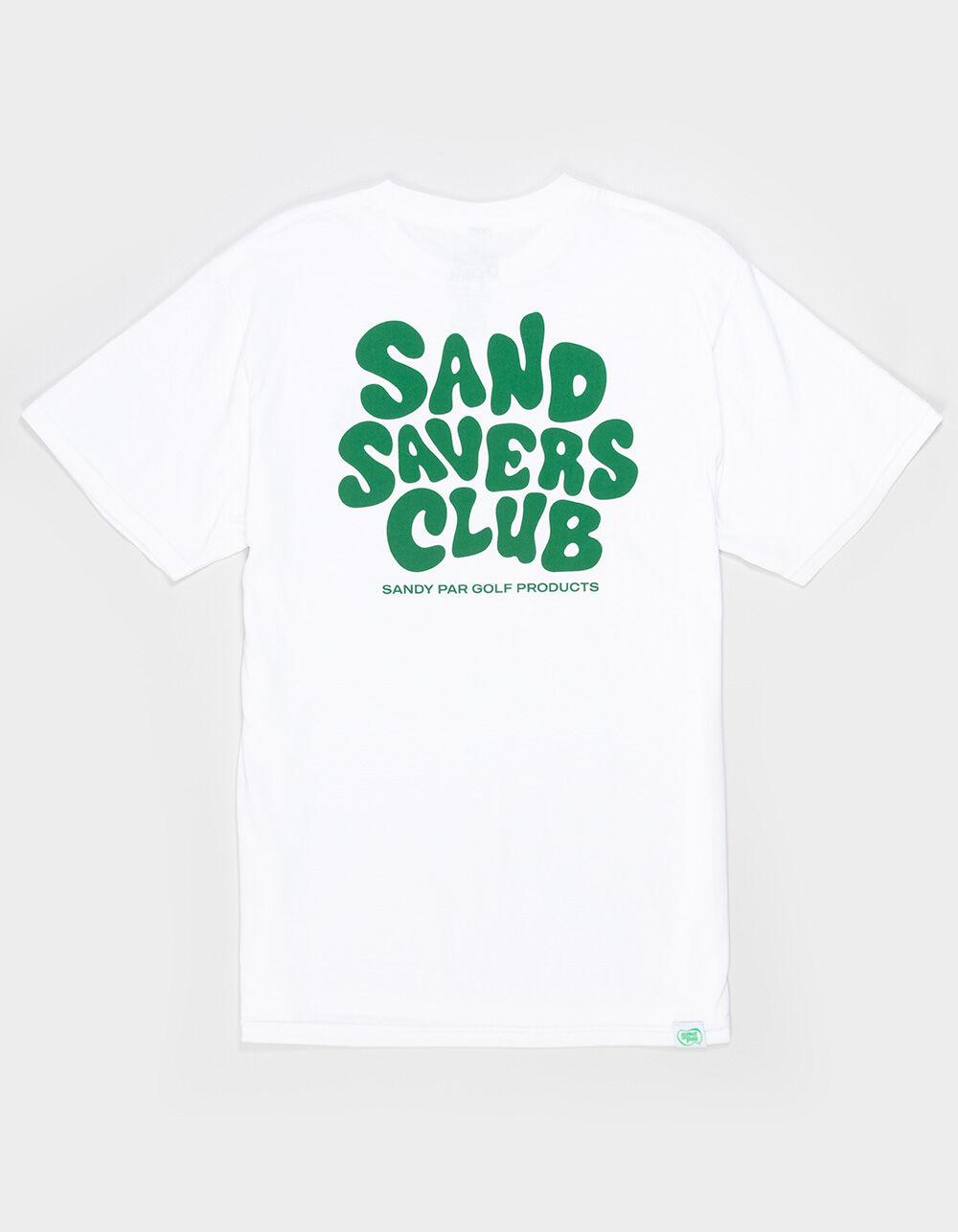 SANDY PAR Sand Savers Club Mens Tee - WHITE Product Image