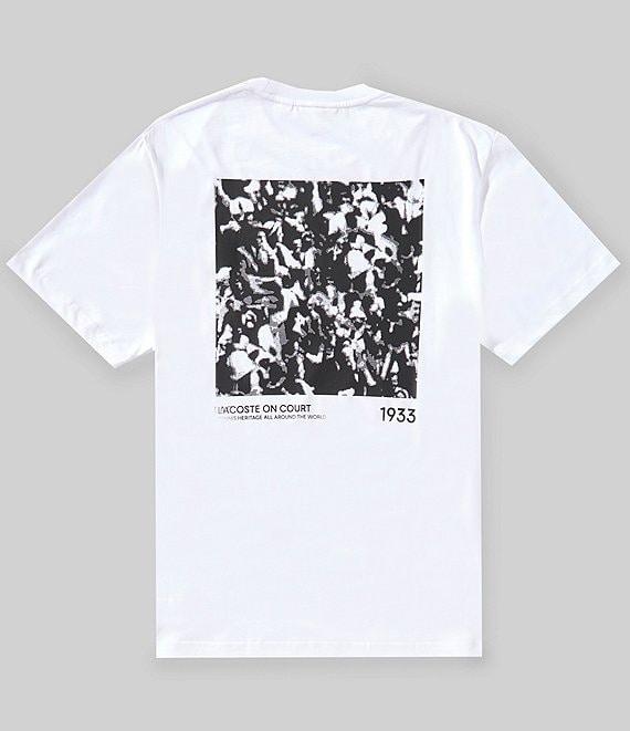 Lacoste Printed Motif Jersey Short Sleeve T-Shirt Product Image