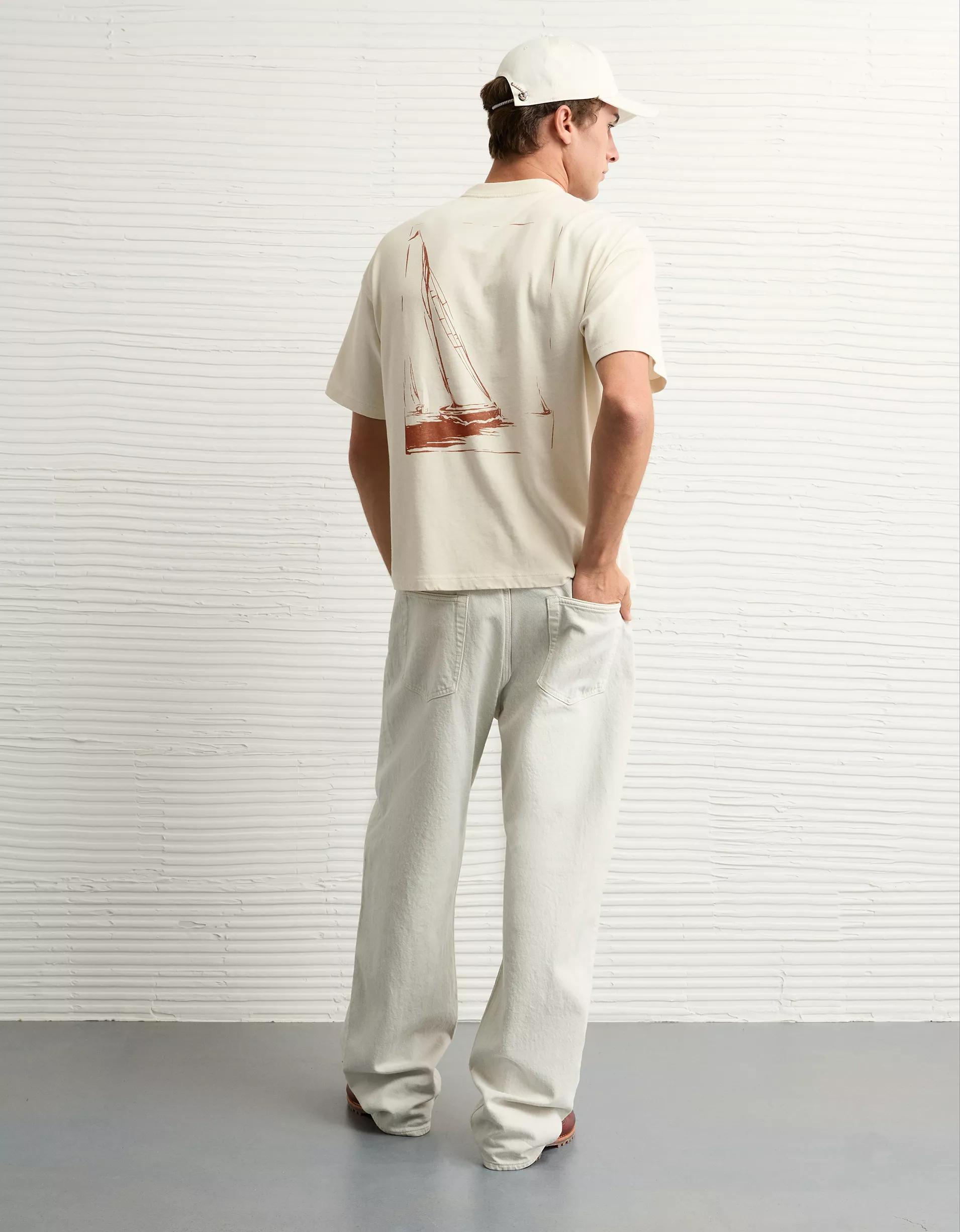 AE Boxy Nautical Graphic T-Shirt Product Image