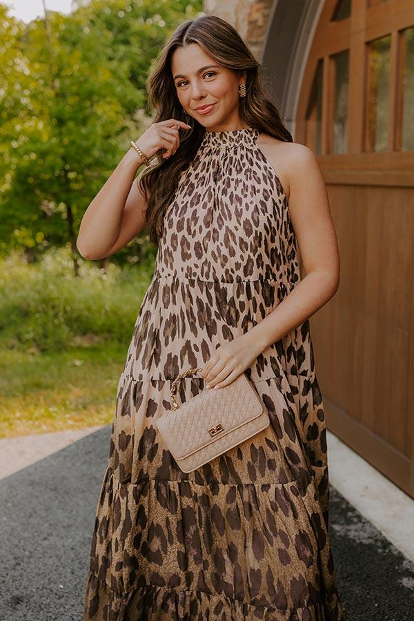 Urban Edit Leopard Maxi Dress Product Image
