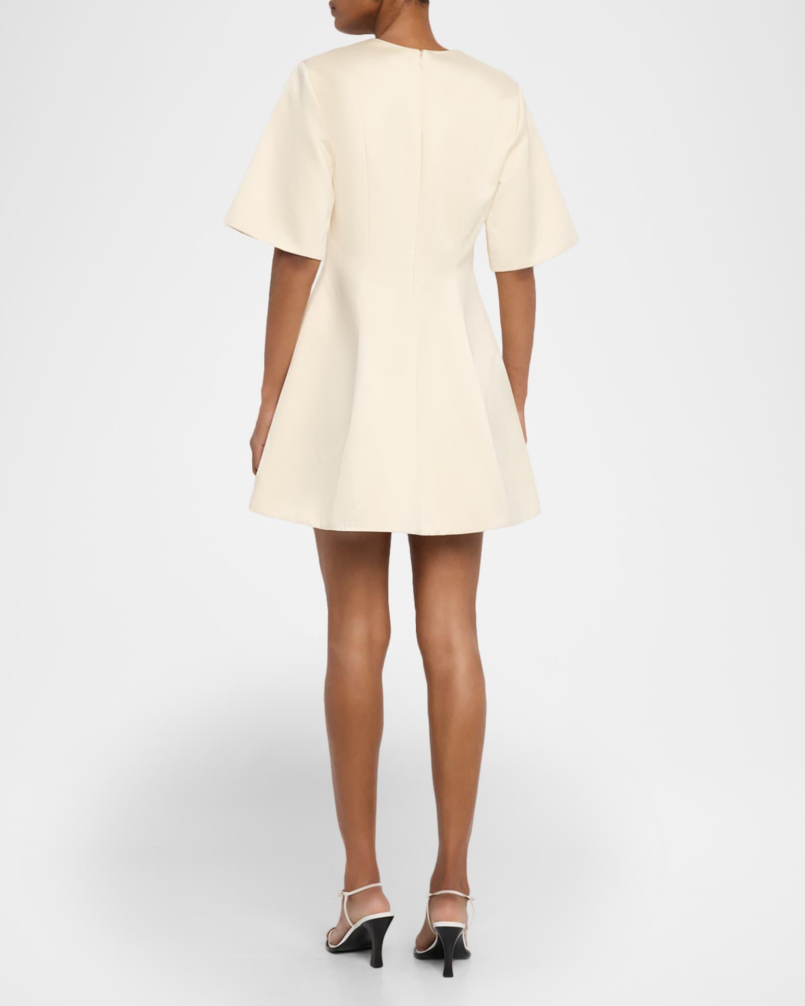 Josephine Button-Front Mini Dress Product Image