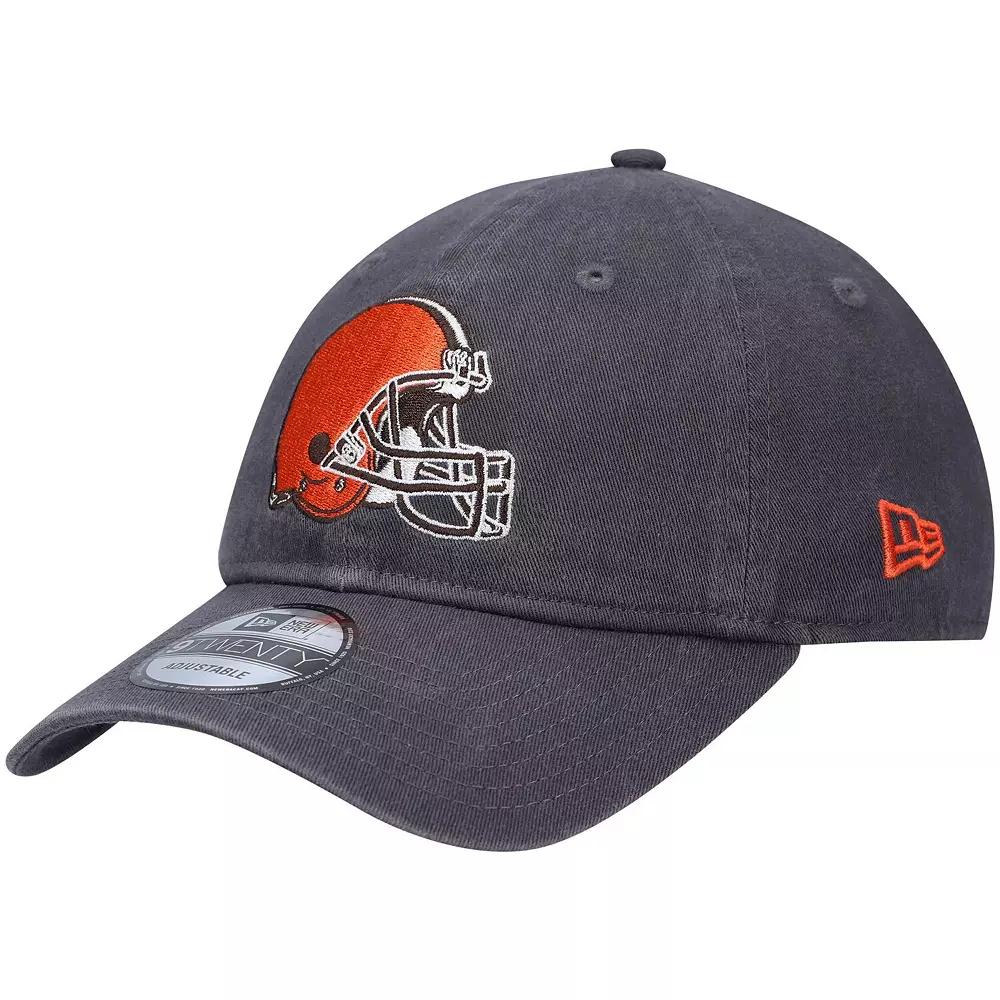 Men's New Era Graphite Cleveland Browns Icon Core Classic 2.0 9TWENTY Adjustable Hat, Dark G Product Image