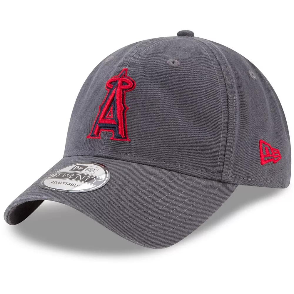 Men's New Era Graphite Los Angeles Angels Fashion Core Classic 9TWENTY Adjustable Hat, Dark G Product Image