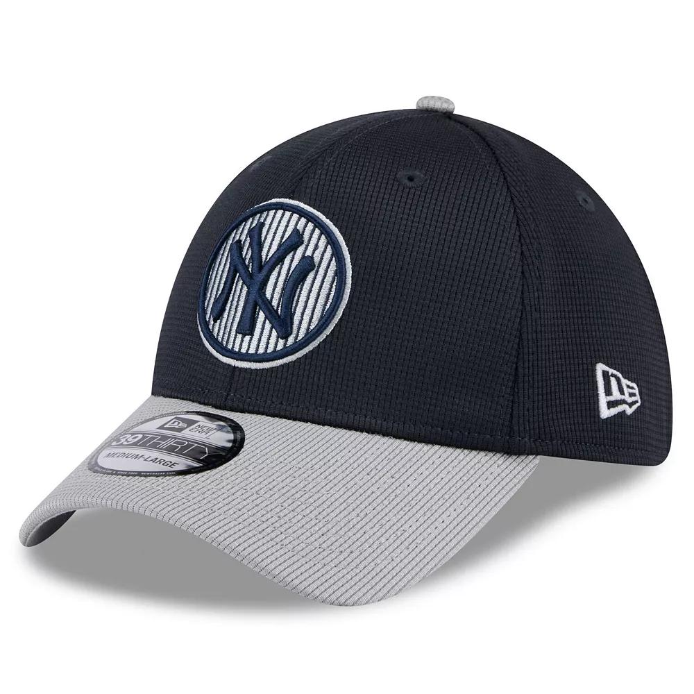 Men's New Era  Gray/Navy New York Yankees 2025 Batting Practice 39THIRTY Flex Hat, Size: Medium/Large, Grey Product Image